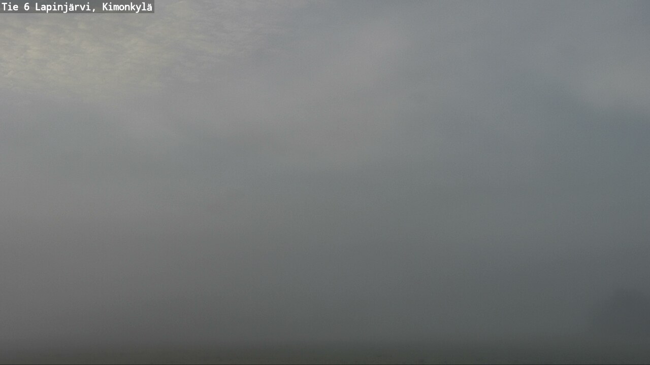 Weather Camera Image Väg 6 Lapinjärvi, Kimoböle, Lapinjärvi, Uusimaa