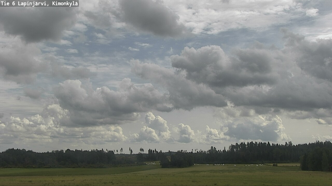 Weather Camera Image Road 6 Lapinjärvi, Kimonkylä, Lapinjärvi, Uusimaa