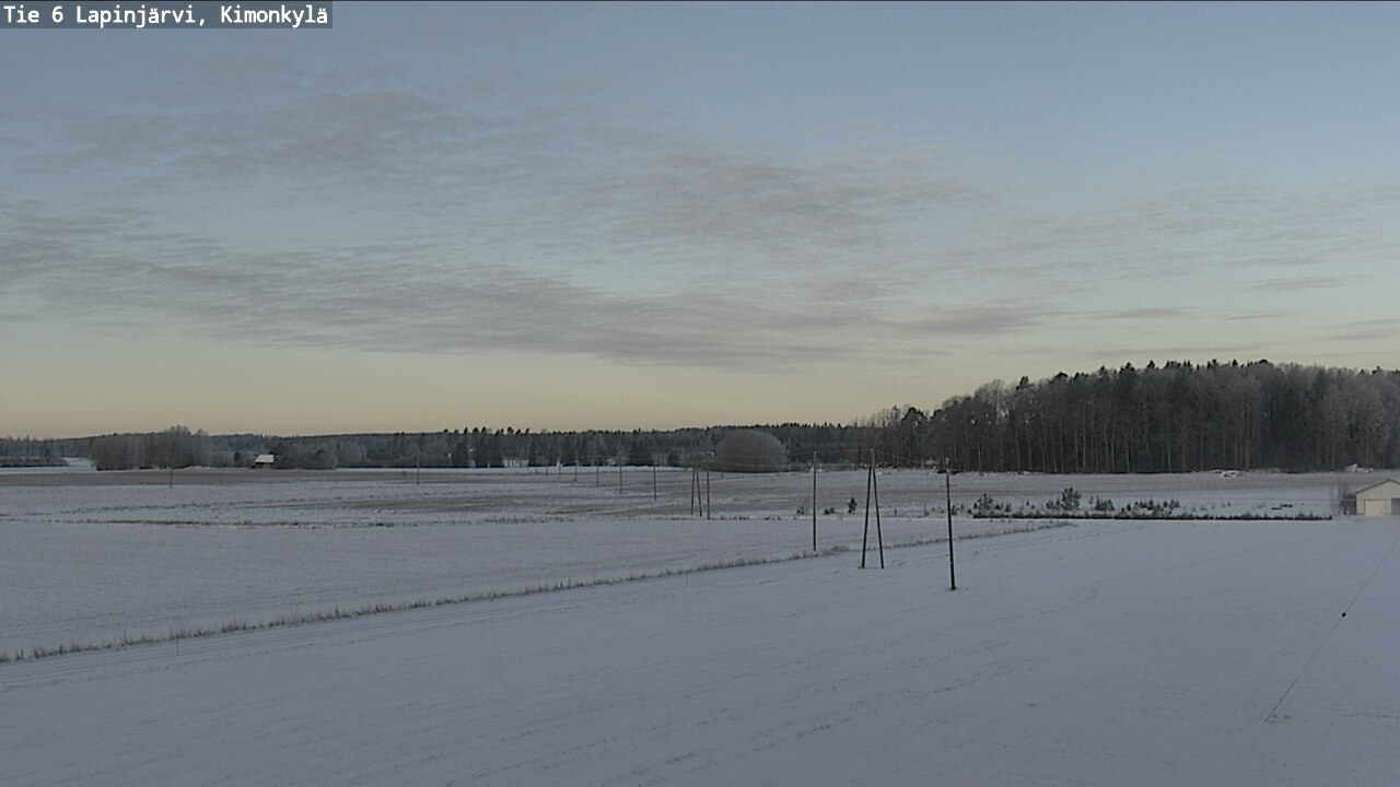 Kelikamerat Kuva Tie 6 Lapinjärvi, Kimonkylä, Lapinjärvi, Uusimaa
