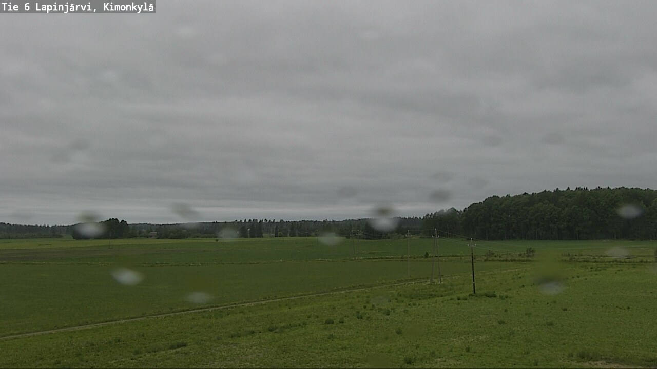 Weather Camera Image Road 6 Lapinjärvi, Kimonkylä, Lapinjärvi, Uusimaa