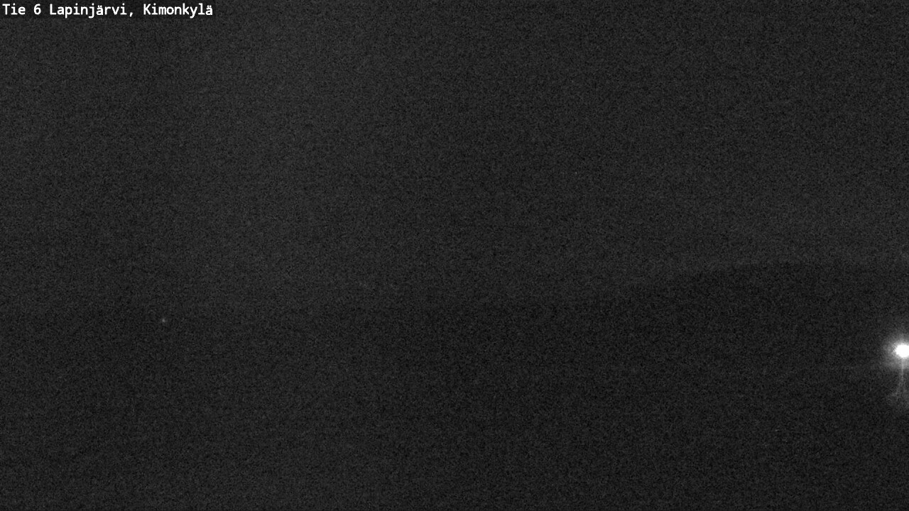 Weather Camera Image Road 6 Lapinjärvi, Kimonkylä, Lapinjärvi, Uusimaa