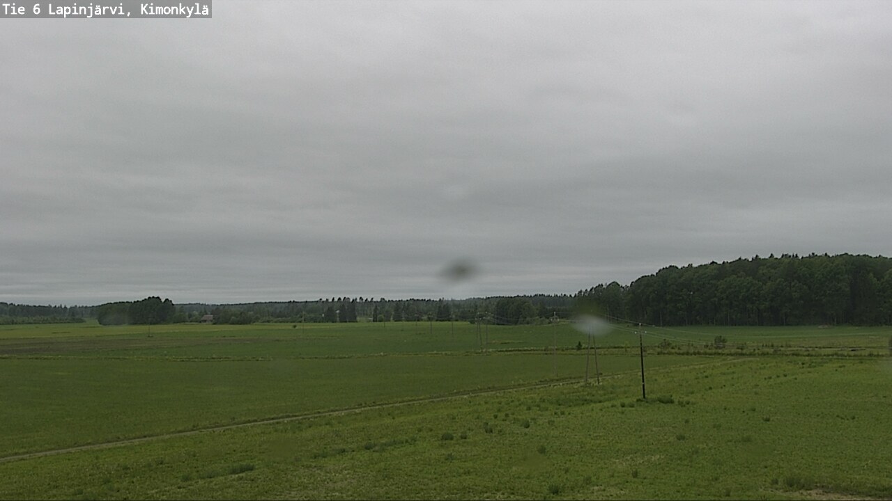 Weather Camera Image Väg 6 Lapinjärvi, Kimoböle, Lapinjärvi, Uusimaa