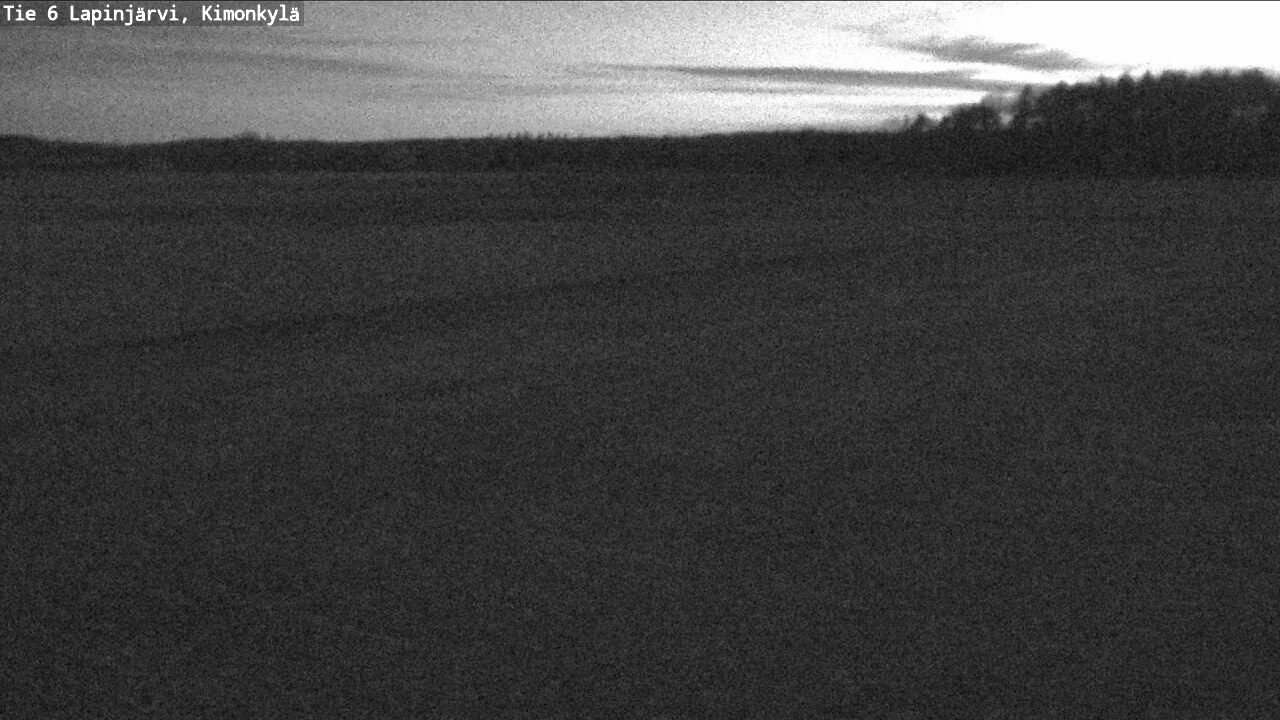 Weather Camera Image Väg 6 Lapinjärvi, Kimoböle, Lapinjärvi, Uusimaa