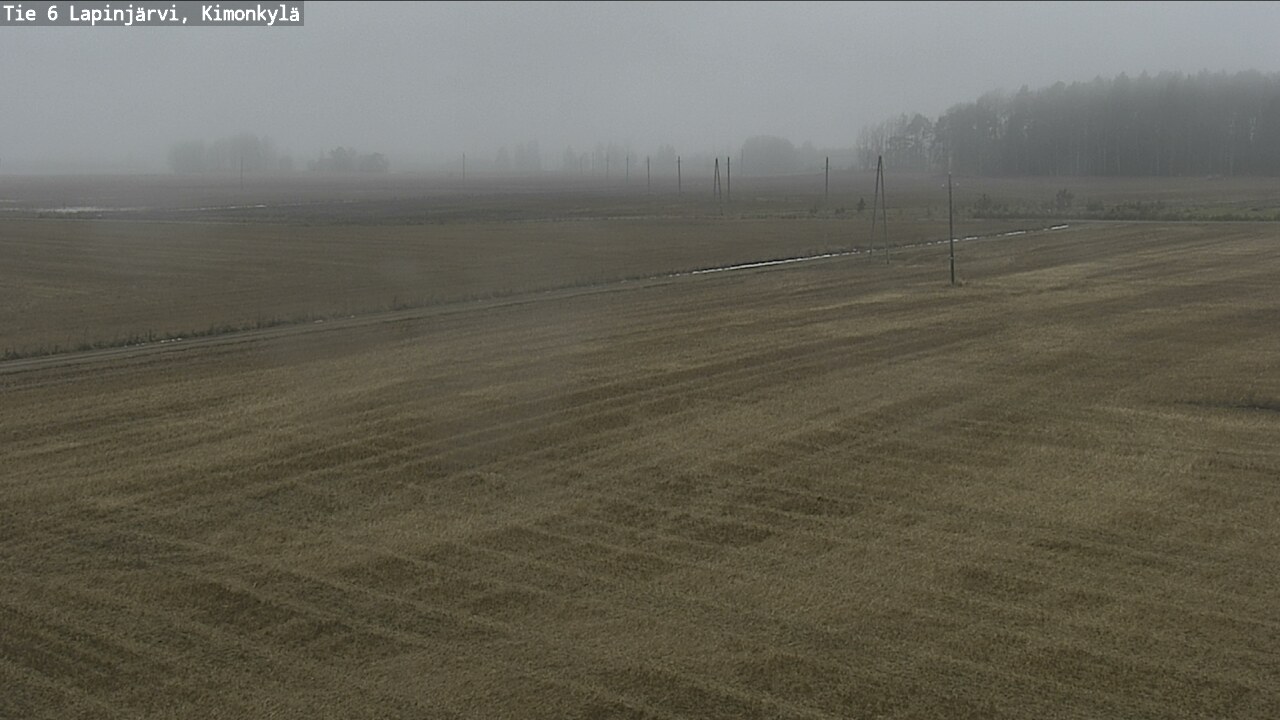 Weather Camera Image Väg 6 Lapinjärvi, Kimoböle, Lapinjärvi, Uusimaa