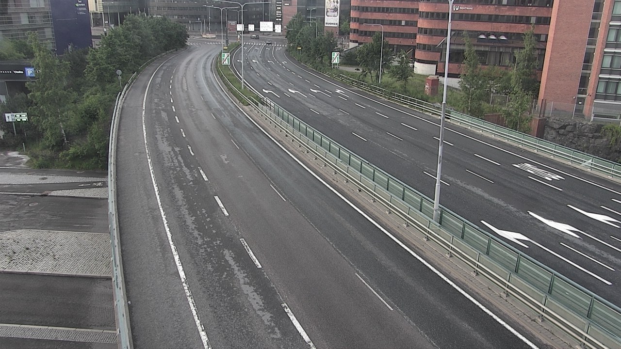 Weather Camera Image Road 51 Helsinki, Ruoholahti, Helsinki, Uusimaa