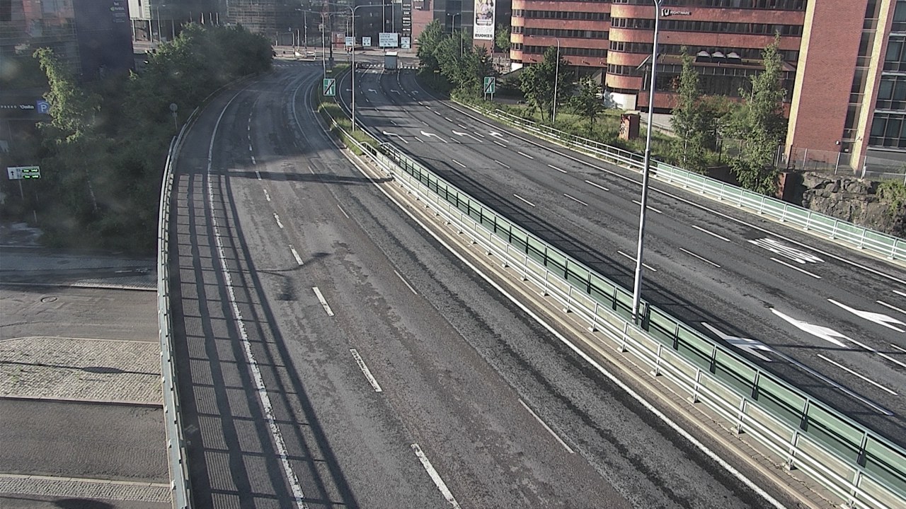 Weather Camera Image Road 51 Helsinki, Ruoholahti, Helsinki, Uusimaa
