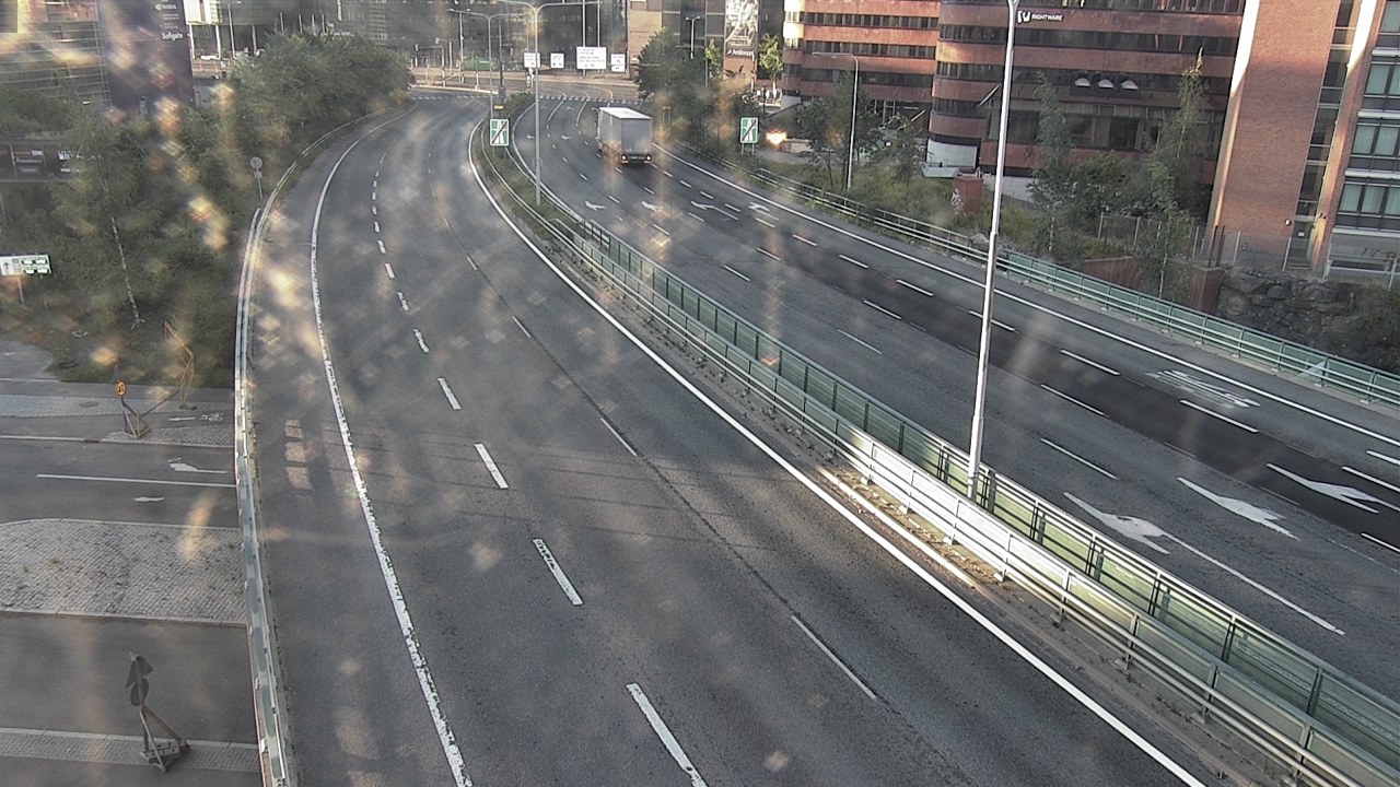 Weather Camera Image Road 51 Helsinki, Ruoholahti, Helsinki, Uusimaa