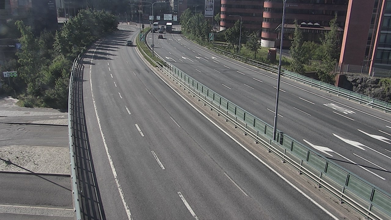 Weather Camera Image Road 51 Helsinki, Ruoholahti, Helsinki, Uusimaa