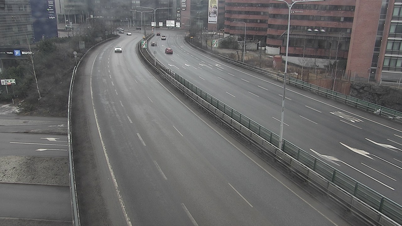 Weather Camera Image Road 51 Helsinki, Ruoholahti, Helsinki, Uusimaa