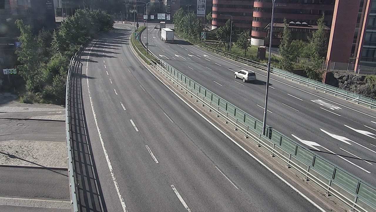 Weather Camera Image Road 51 Helsinki, Ruoholahti, Helsinki, Uusimaa