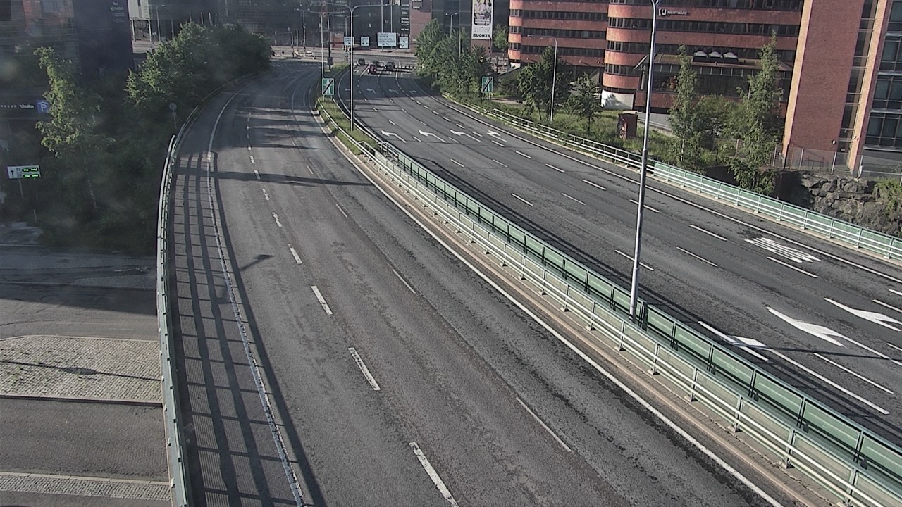 Weather Camera Image Road 51 Helsinki, Ruoholahti, Helsinki, Uusimaa