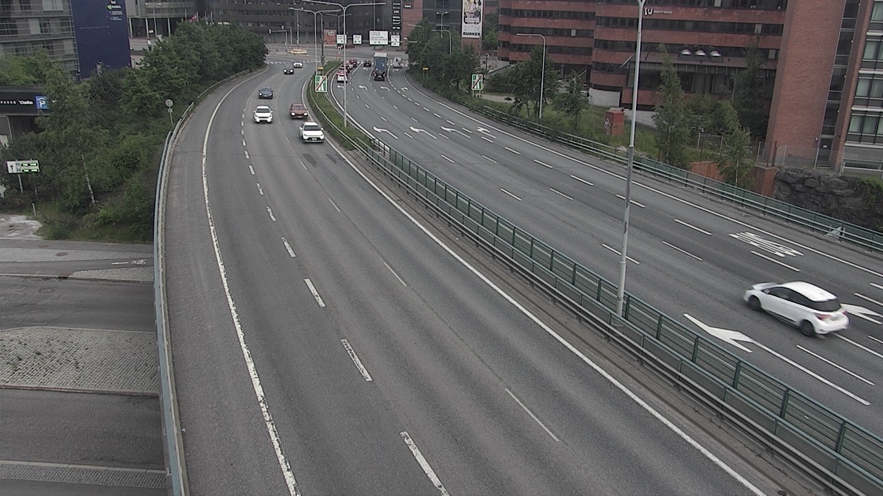 Weather Camera Image Road 51 Helsinki, Ruoholahti, Helsinki, Uusimaa