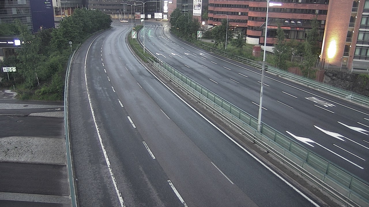 Weather Camera Image Road 51 Helsinki, Ruoholahti, Helsinki, Uusimaa