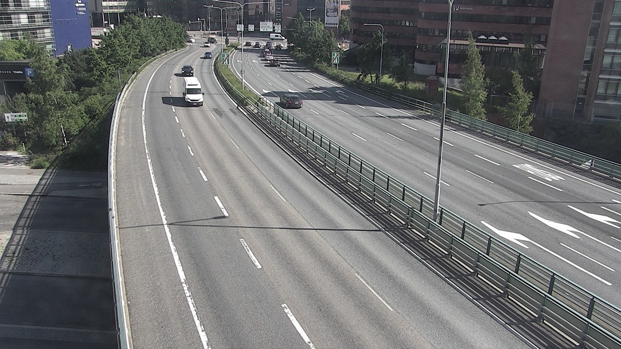 Weather Camera Image Road 51 Helsinki, Ruoholahti, Helsinki, Uusimaa