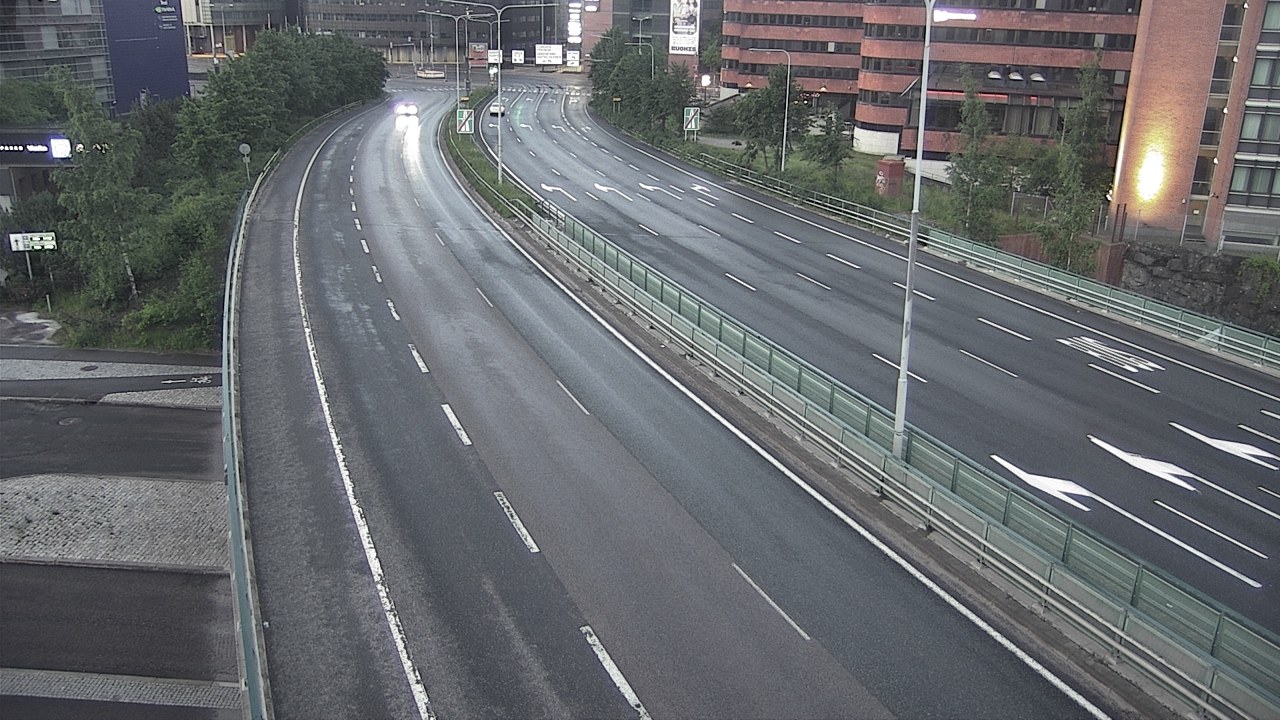 Weather Camera Image Road 51 Helsinki, Ruoholahti, Helsinki, Uusimaa