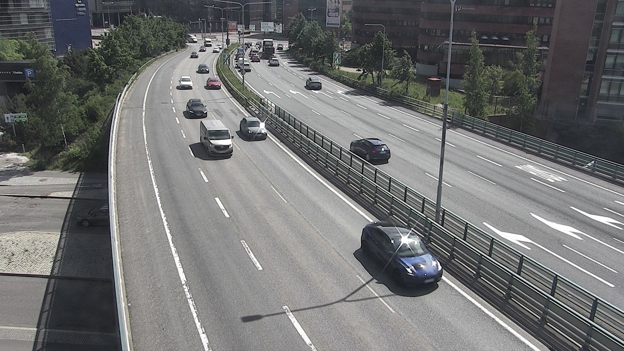 Weather Camera Image Road 51 Helsinki, Ruoholahti, Helsinki, Uusimaa