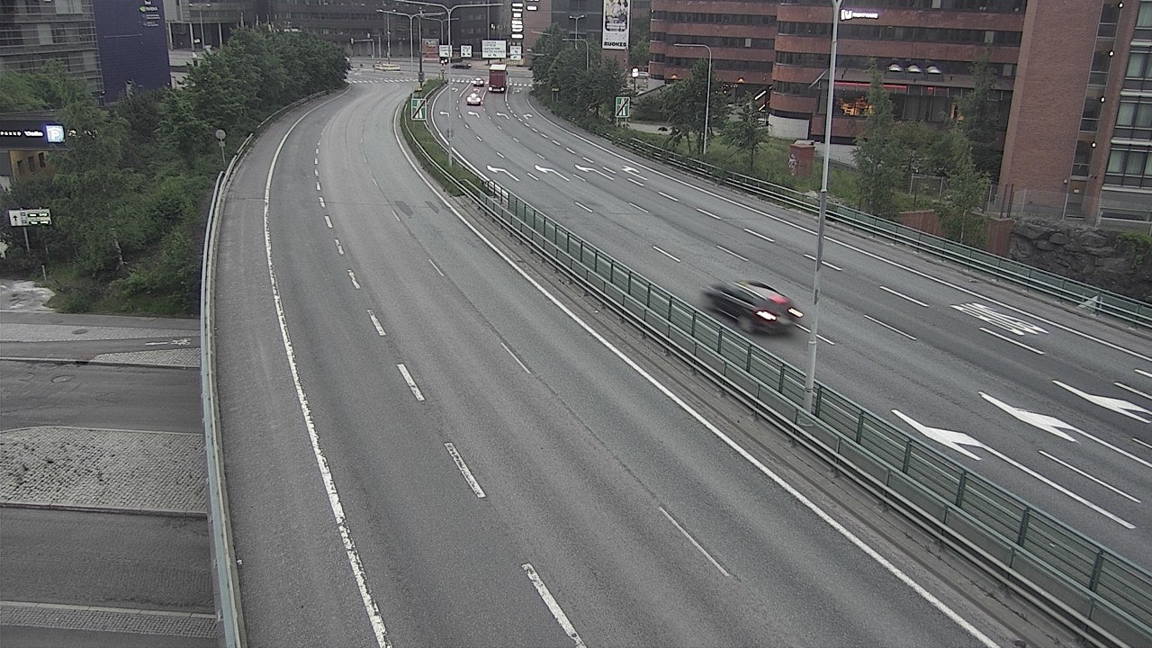 Weather Camera Image Road 51 Helsinki, Ruoholahti, Helsinki, Uusimaa