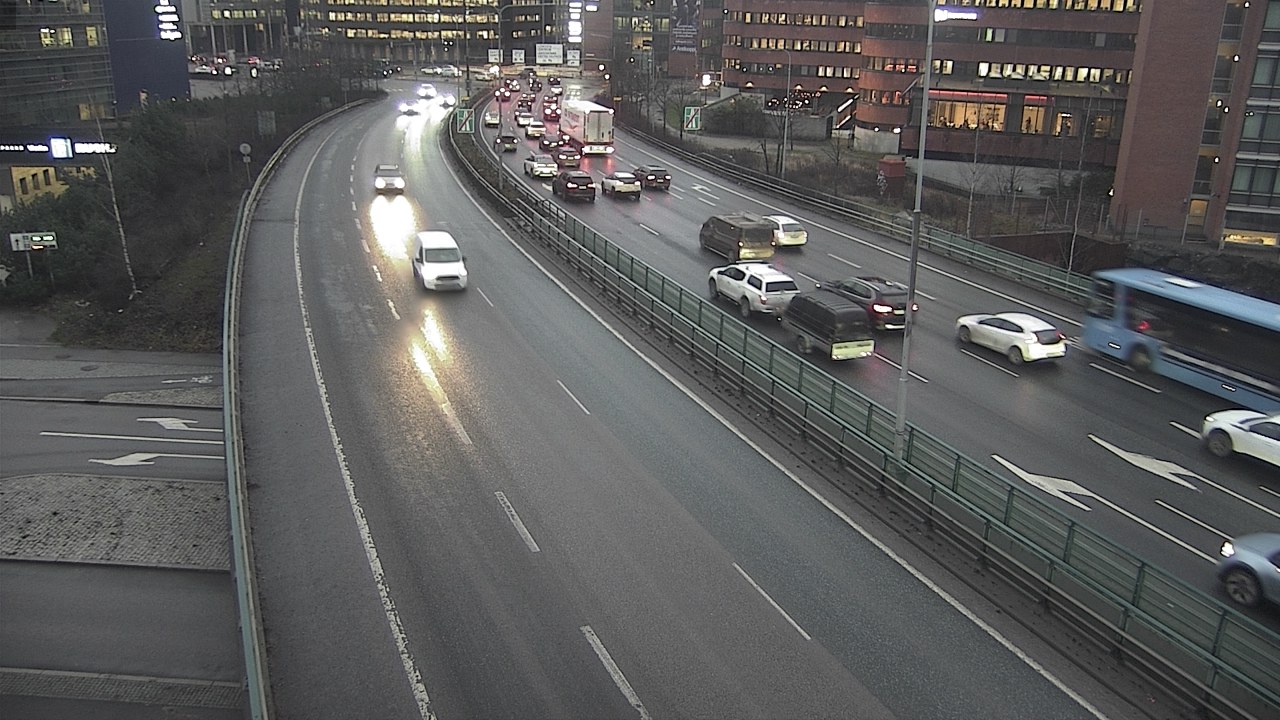 Weather Camera Image Road 51 Helsinki, Ruoholahti, Helsinki, Uusimaa