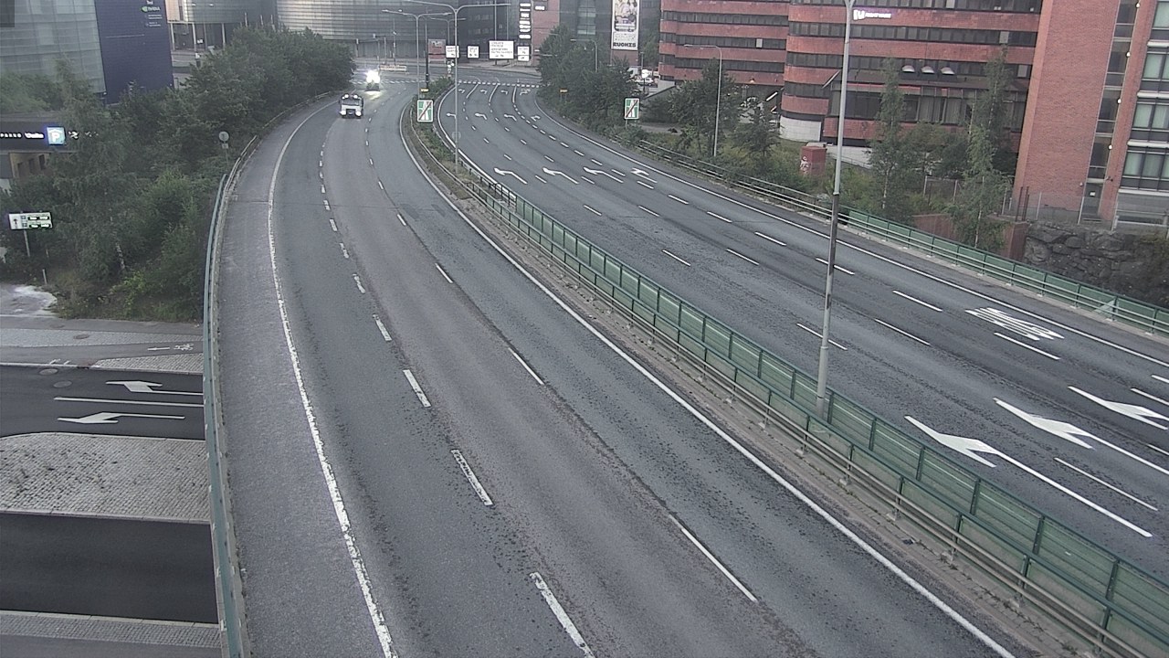 Weather Camera Image Road 51 Helsinki, Ruoholahti, Helsinki, Uusimaa
