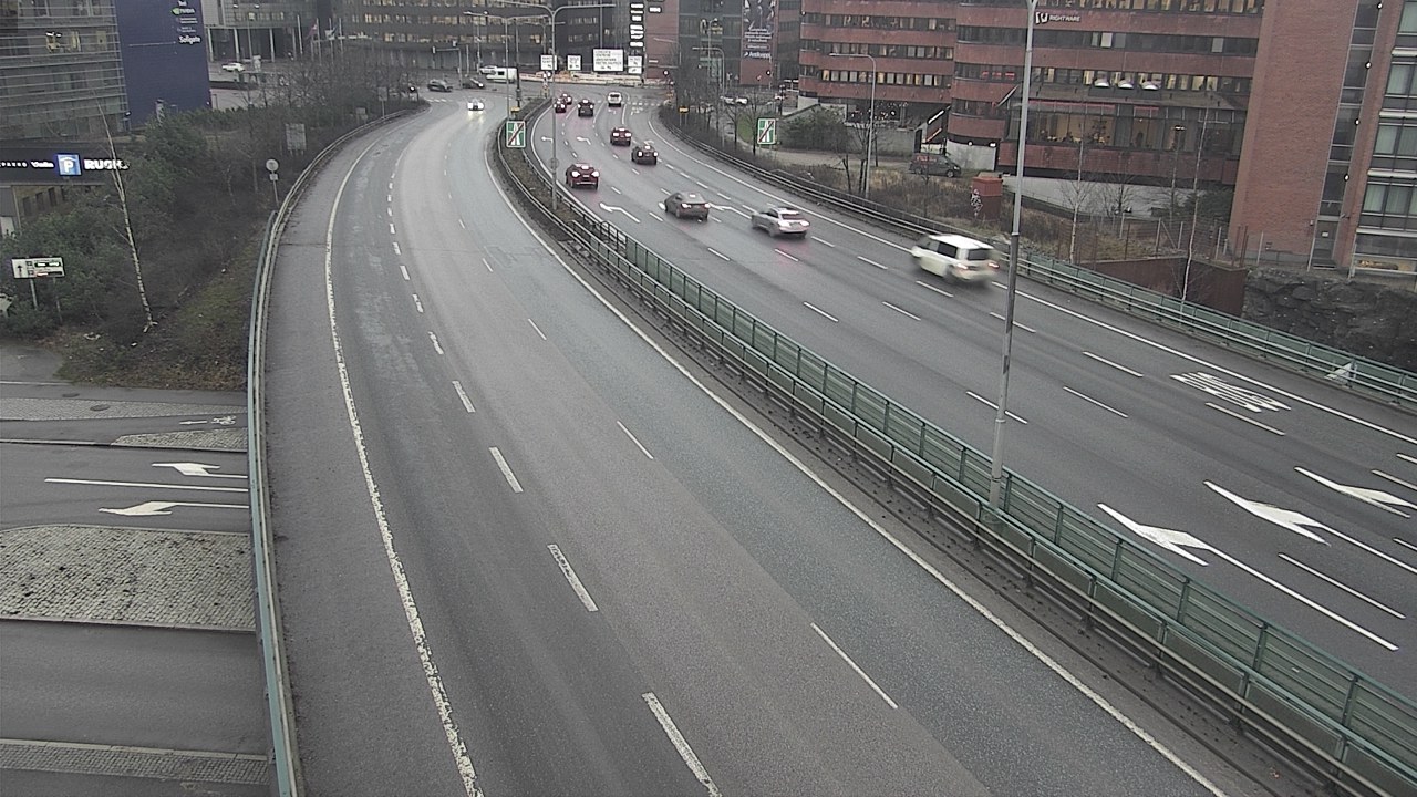Weather Camera Image Road 51 Helsinki, Ruoholahti, Helsinki, Uusimaa