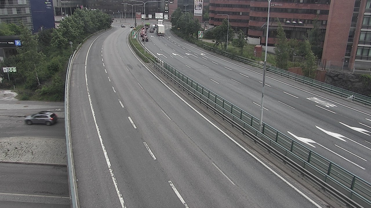 Weather Camera Image Road 51 Helsinki, Ruoholahti, Helsinki, Uusimaa