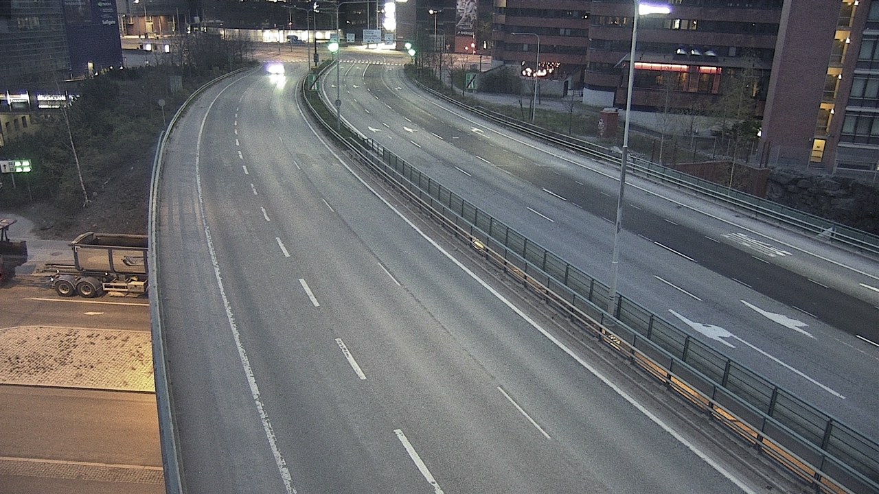 Weather Camera Image Road 51 Helsinki, Ruoholahti, Helsinki, Uusimaa