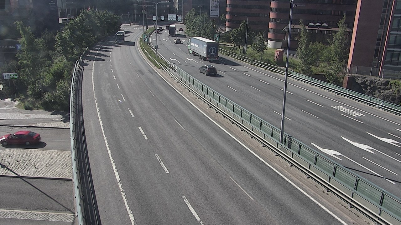 Weather Camera Image Road 51 Helsinki, Ruoholahti, Helsinki, Uusimaa