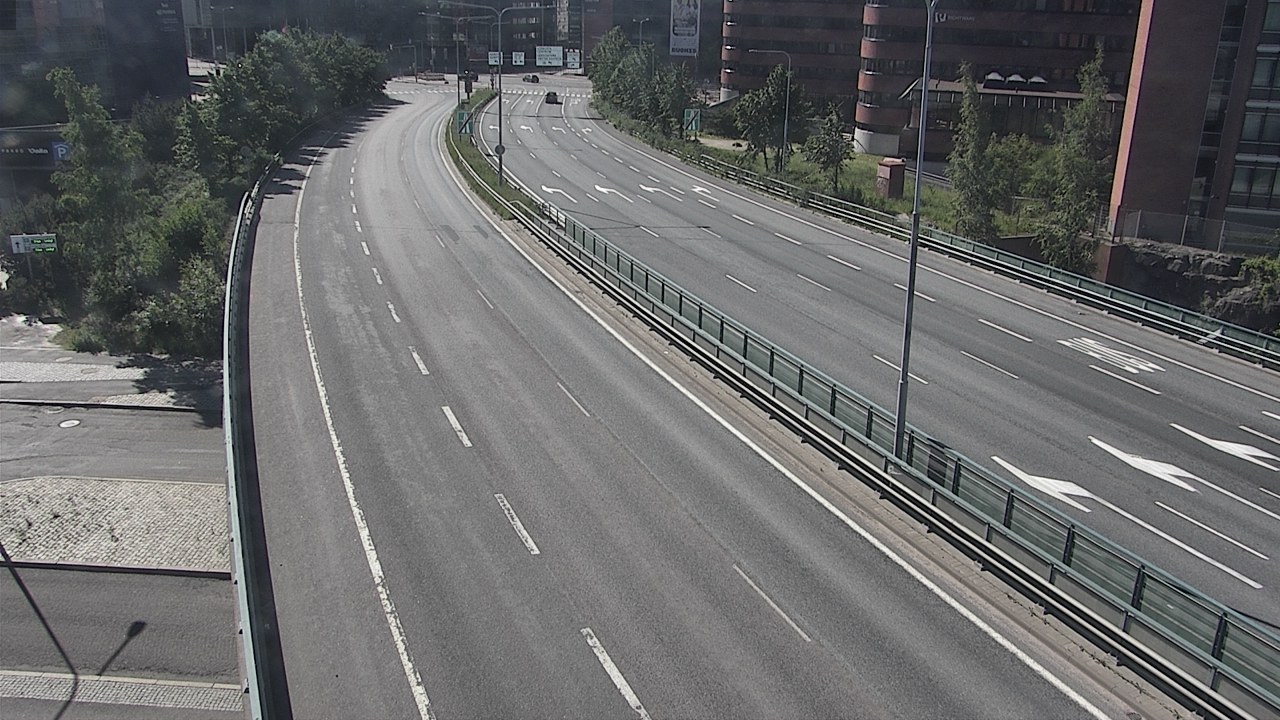 Weather Camera Image Road 51 Helsinki, Ruoholahti, Helsinki, Uusimaa