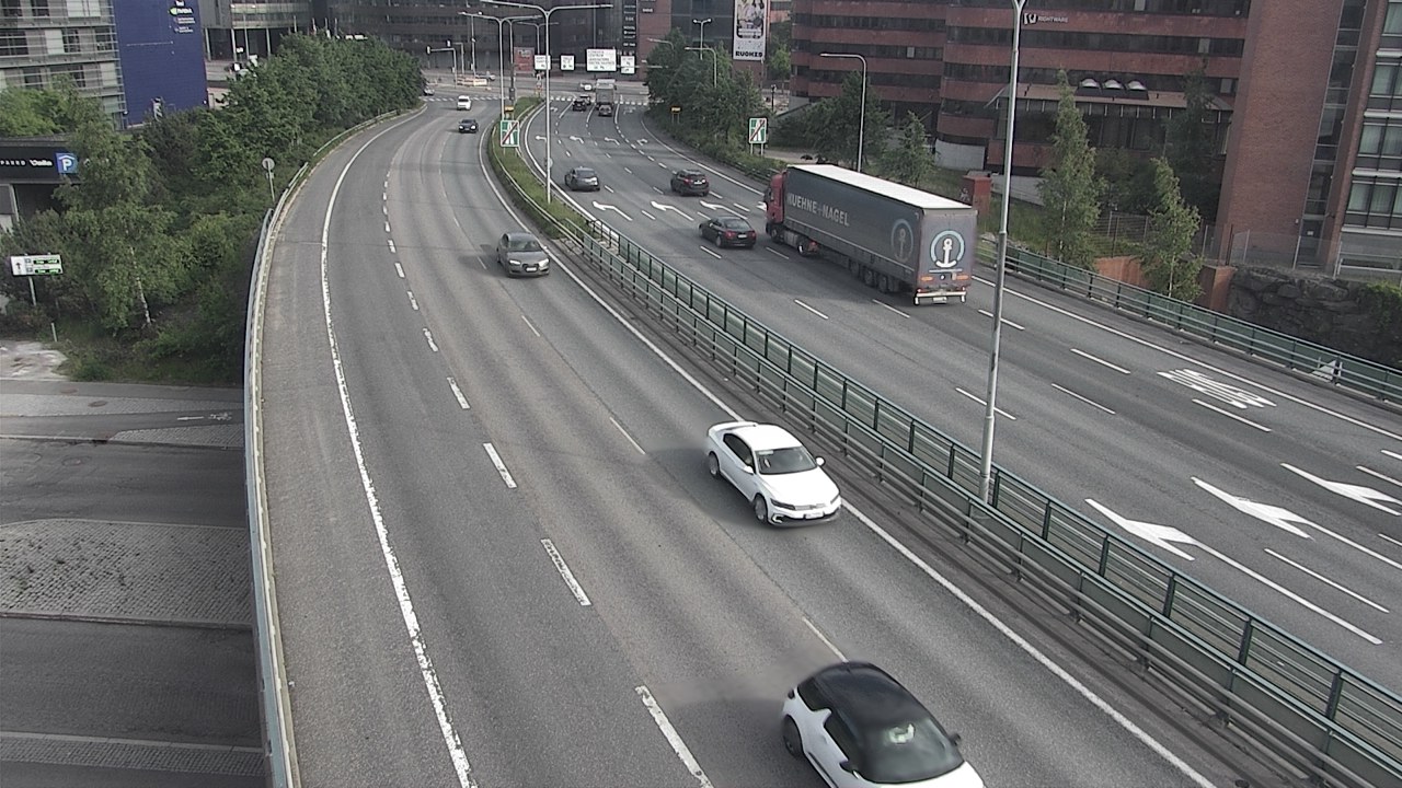 Weather Camera Image Road 51 Helsinki, Ruoholahti, Helsinki, Uusimaa