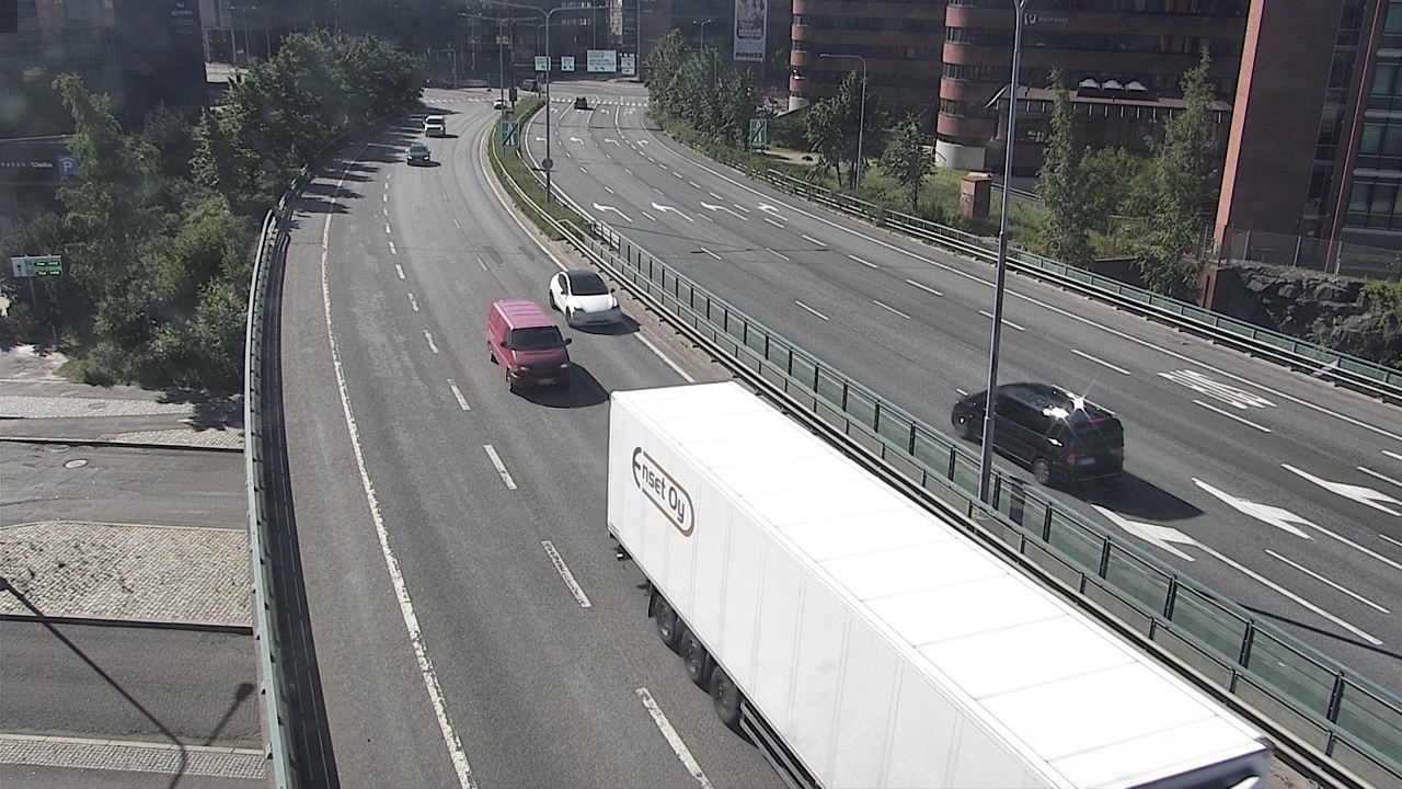 Weather Camera Image Road 51 Helsinki, Ruoholahti, Helsinki, Uusimaa