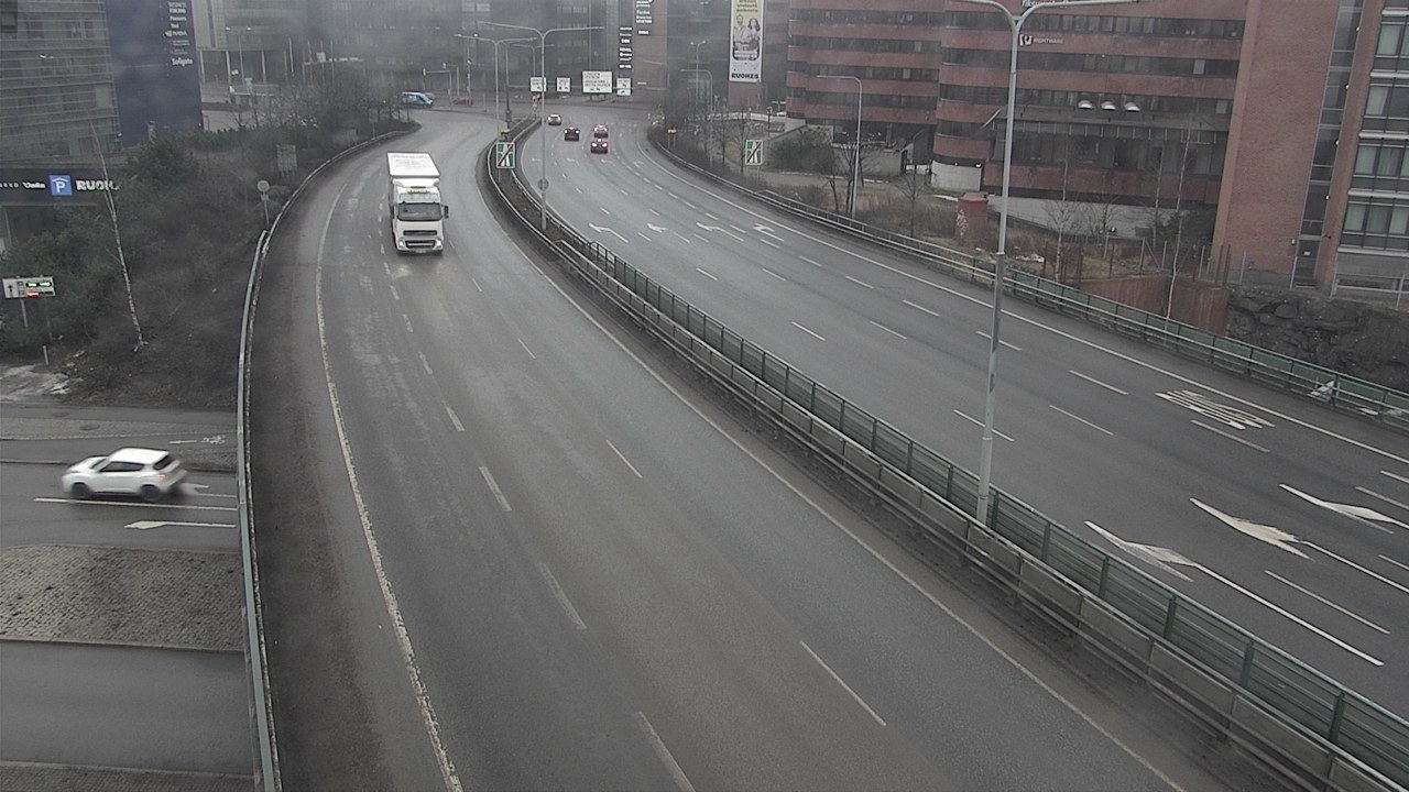 Weather Camera Image Road 51 Helsinki, Ruoholahti, Helsinki, Uusimaa
