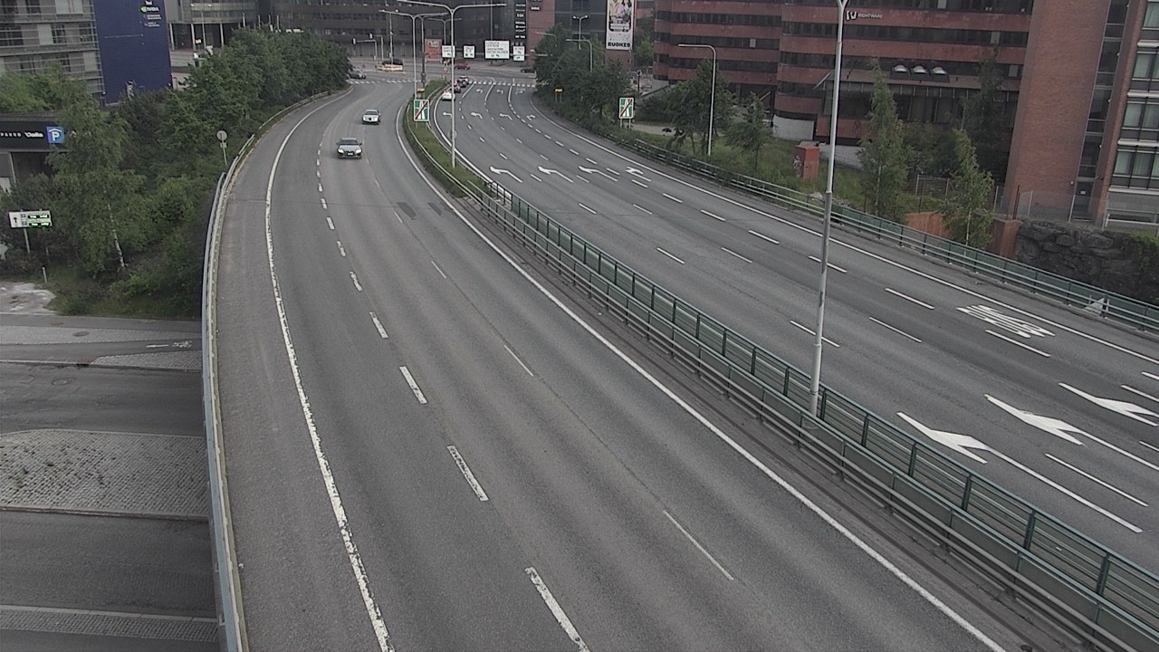 Weather Camera Image Road 51 Helsinki, Ruoholahti, Helsinki, Uusimaa