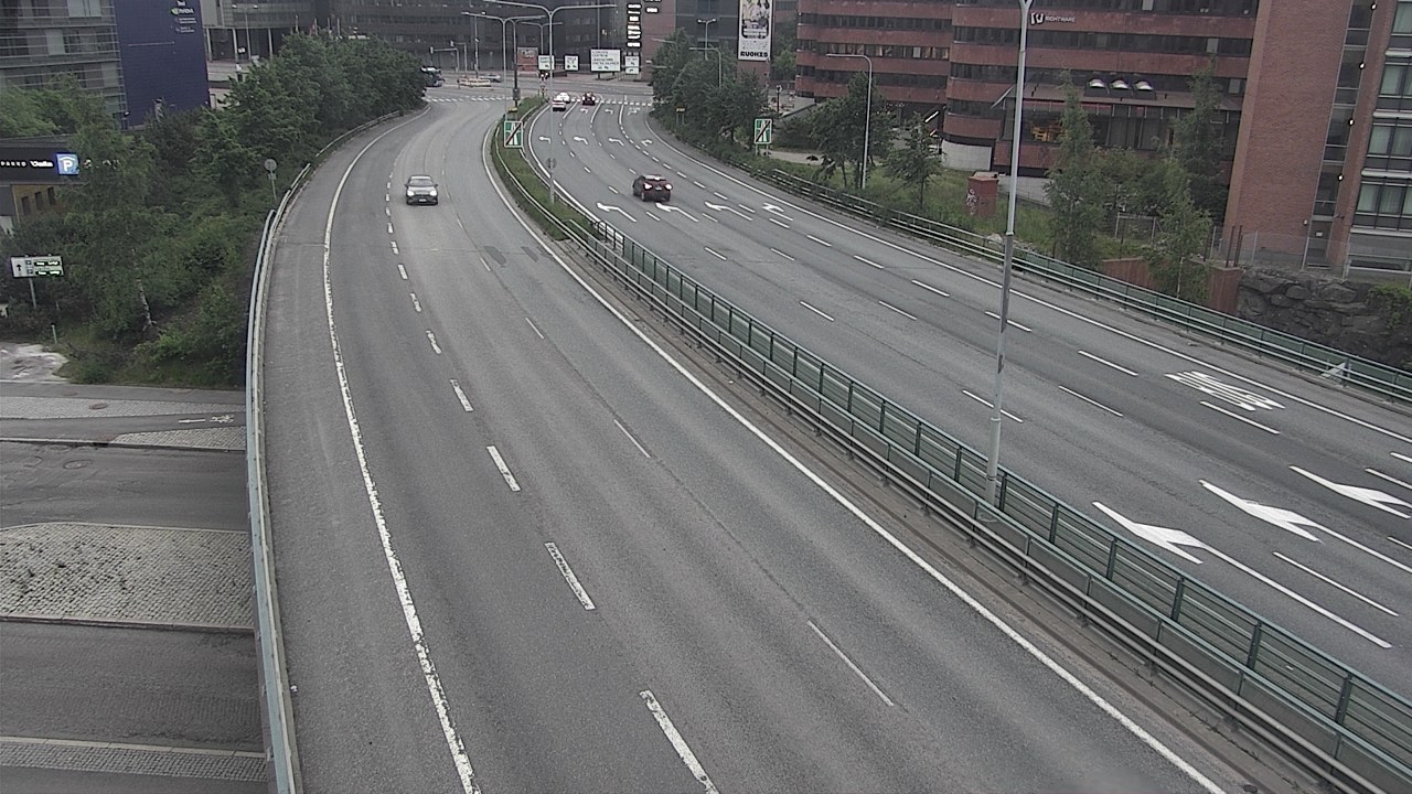 Weather Camera Image Road 51 Helsinki, Ruoholahti, Helsinki, Uusimaa