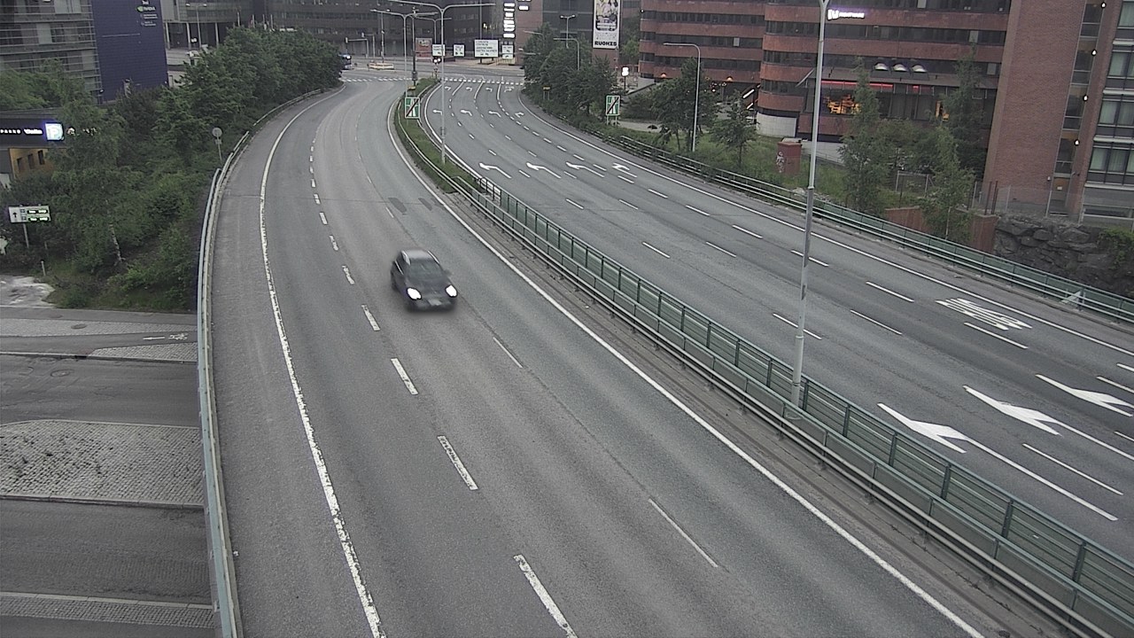 Weather Camera Image Road 51 Helsinki, Ruoholahti, Helsinki, Uusimaa