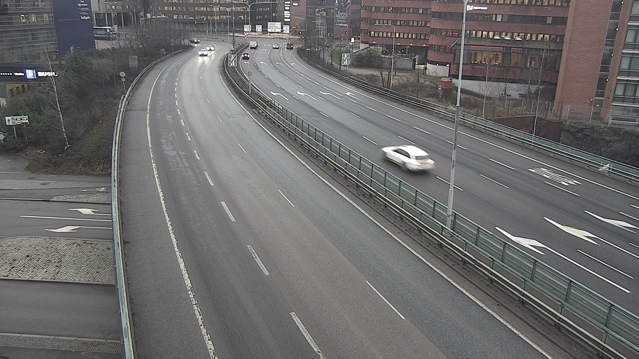 Weather Camera Image Road 51 Helsinki, Ruoholahti, Helsinki, Uusimaa