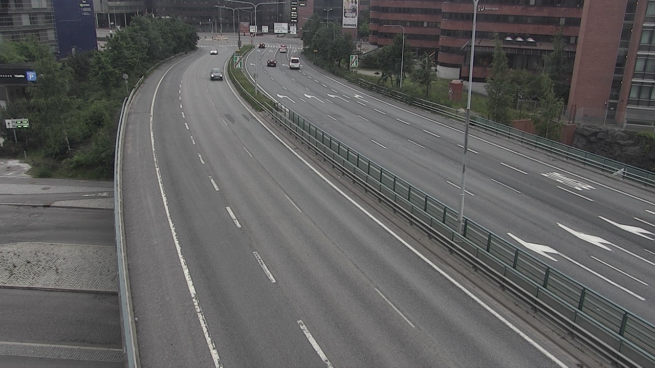 Weather Camera Image Road 51 Helsinki, Ruoholahti, Helsinki, Uusimaa