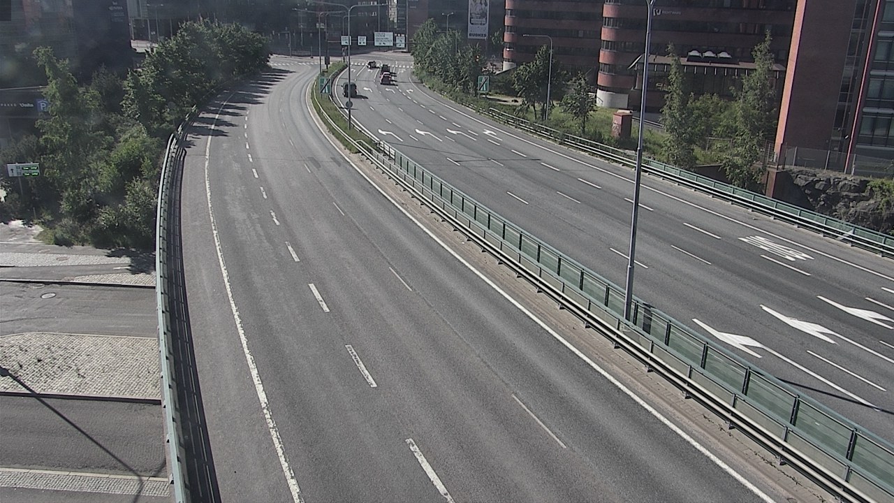 Weather Camera Image Road 51 Helsinki, Ruoholahti, Helsinki, Uusimaa