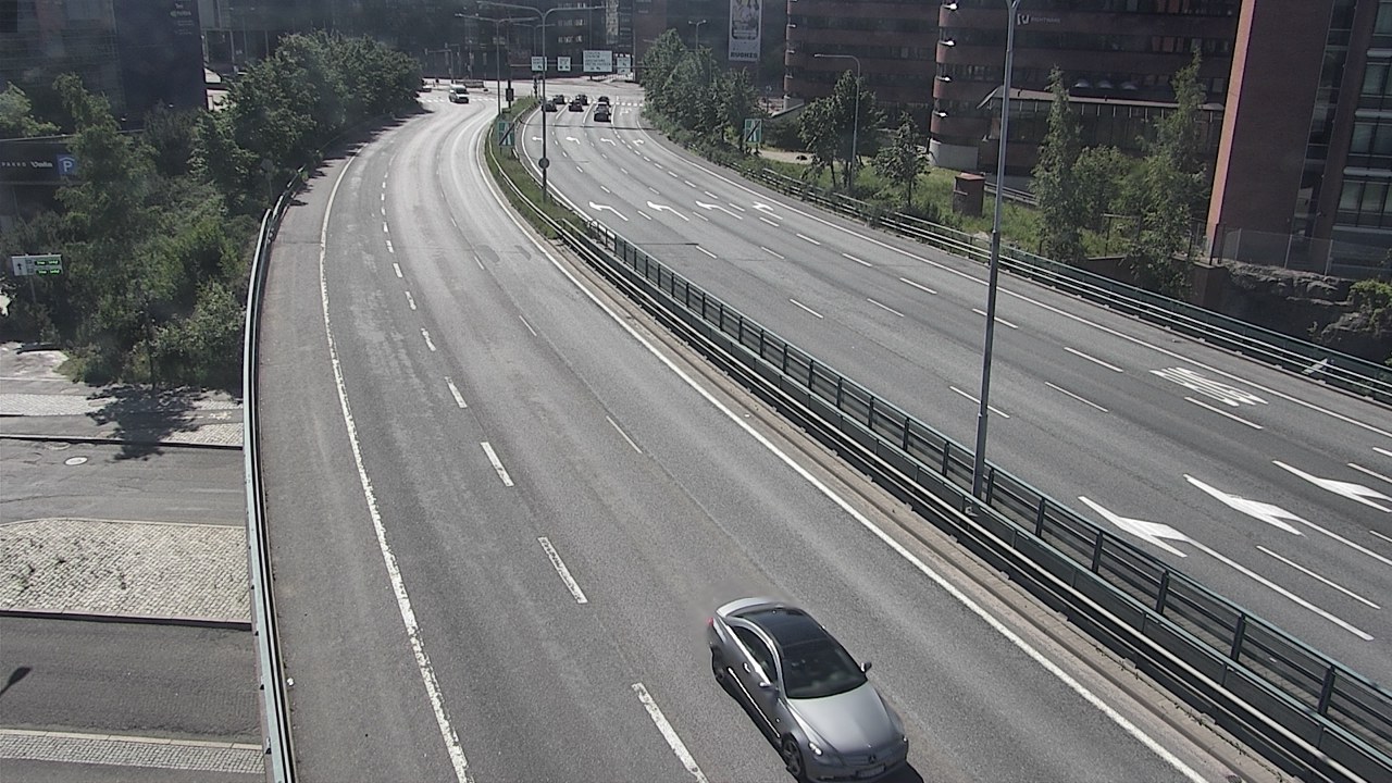 Weather Camera Image Road 51 Helsinki, Ruoholahti, Helsinki, Uusimaa