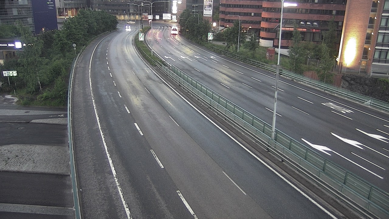 Weather Camera Image Road 51 Helsinki, Ruoholahti, Helsinki, Uusimaa