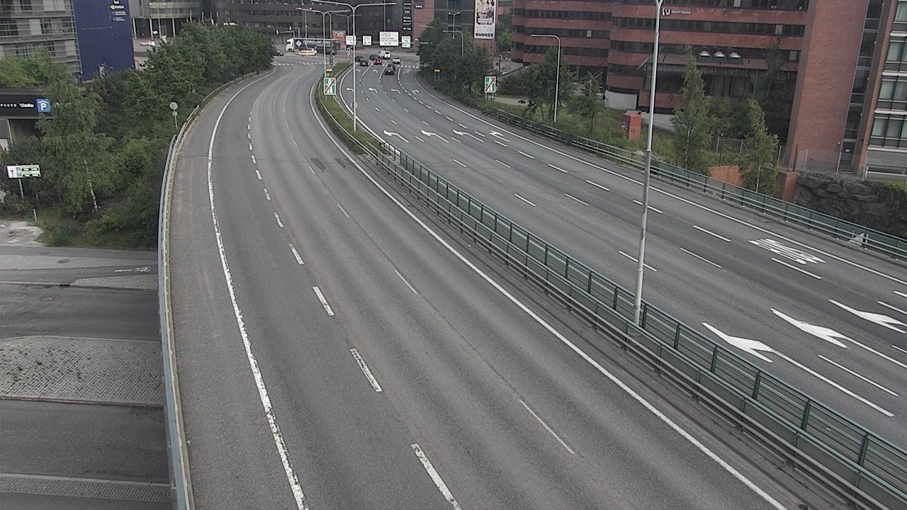 Weather Camera Image Road 51 Helsinki, Ruoholahti, Helsinki, Uusimaa