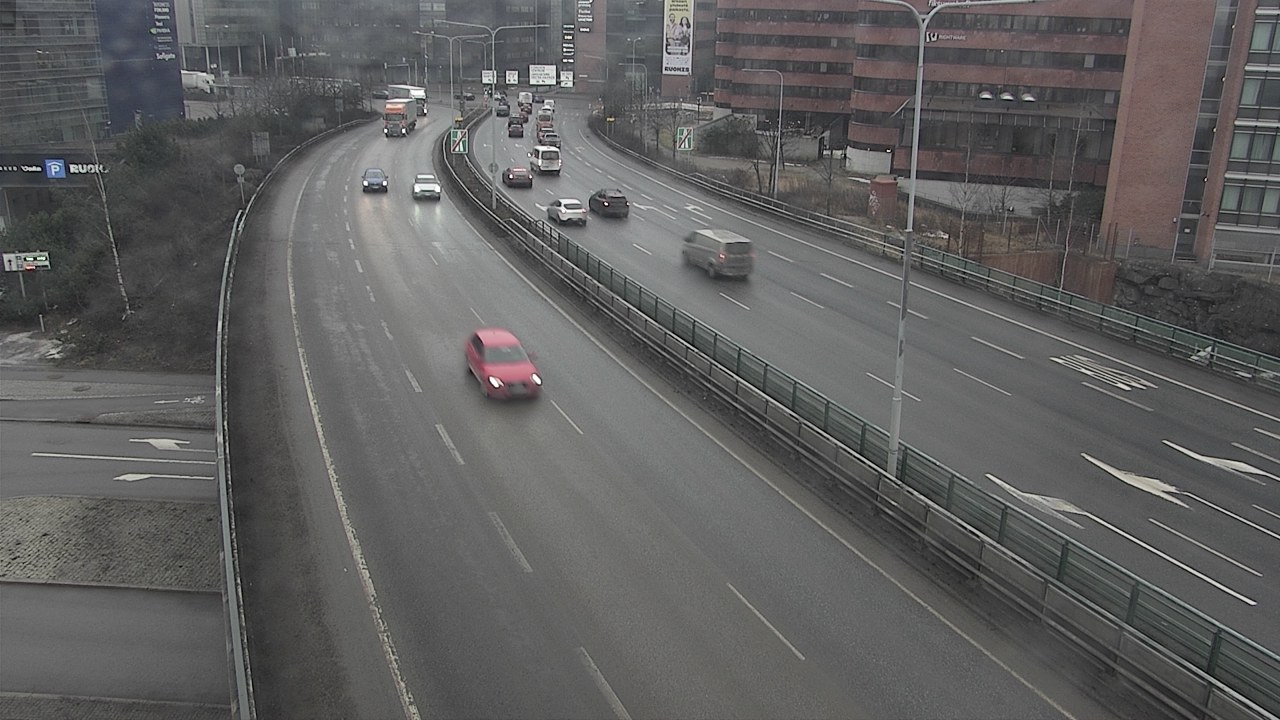 Weather Camera Image Road 51 Helsinki, Ruoholahti, Helsinki, Uusimaa