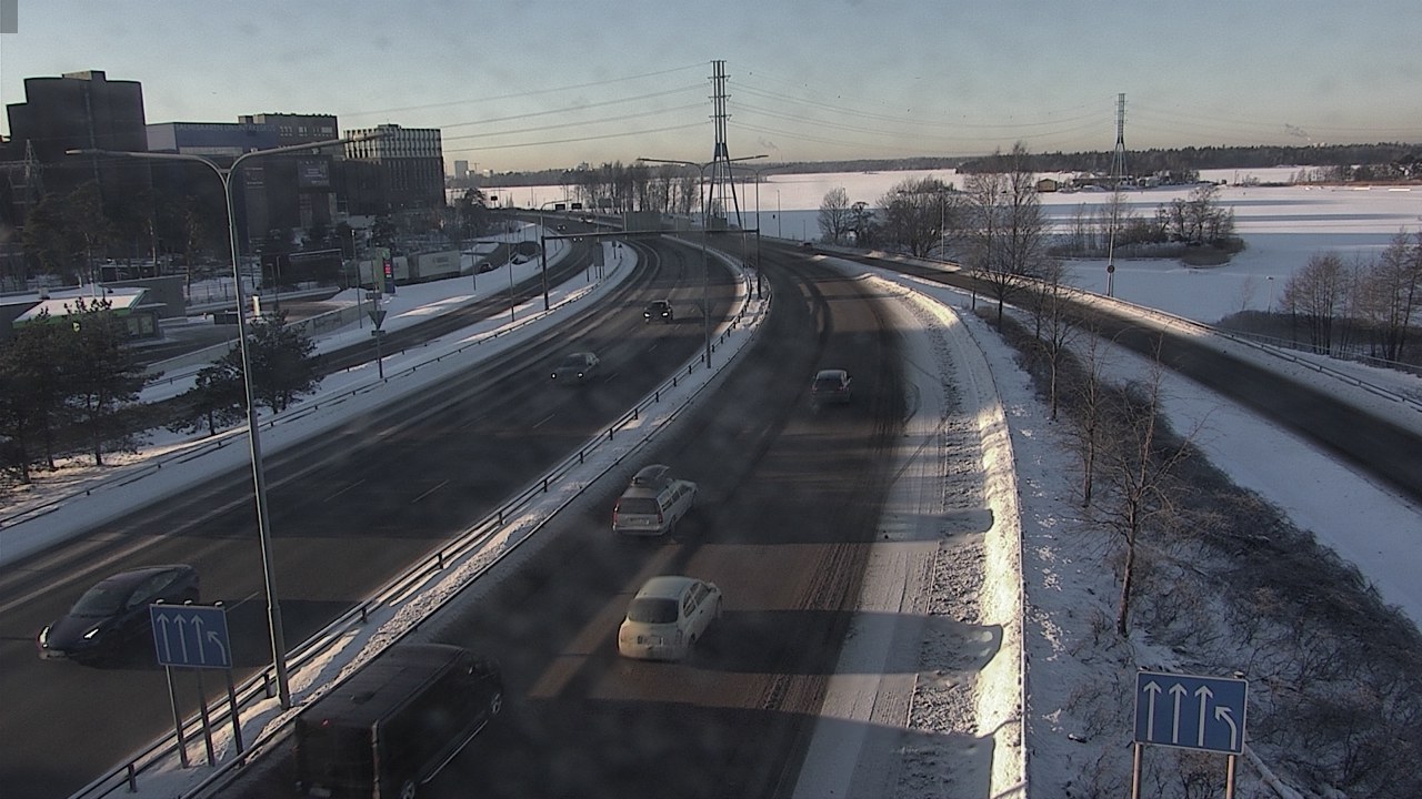 Weather Camera Image Road 51 Helsinki, Ruoholahti, Helsinki, Uusimaa