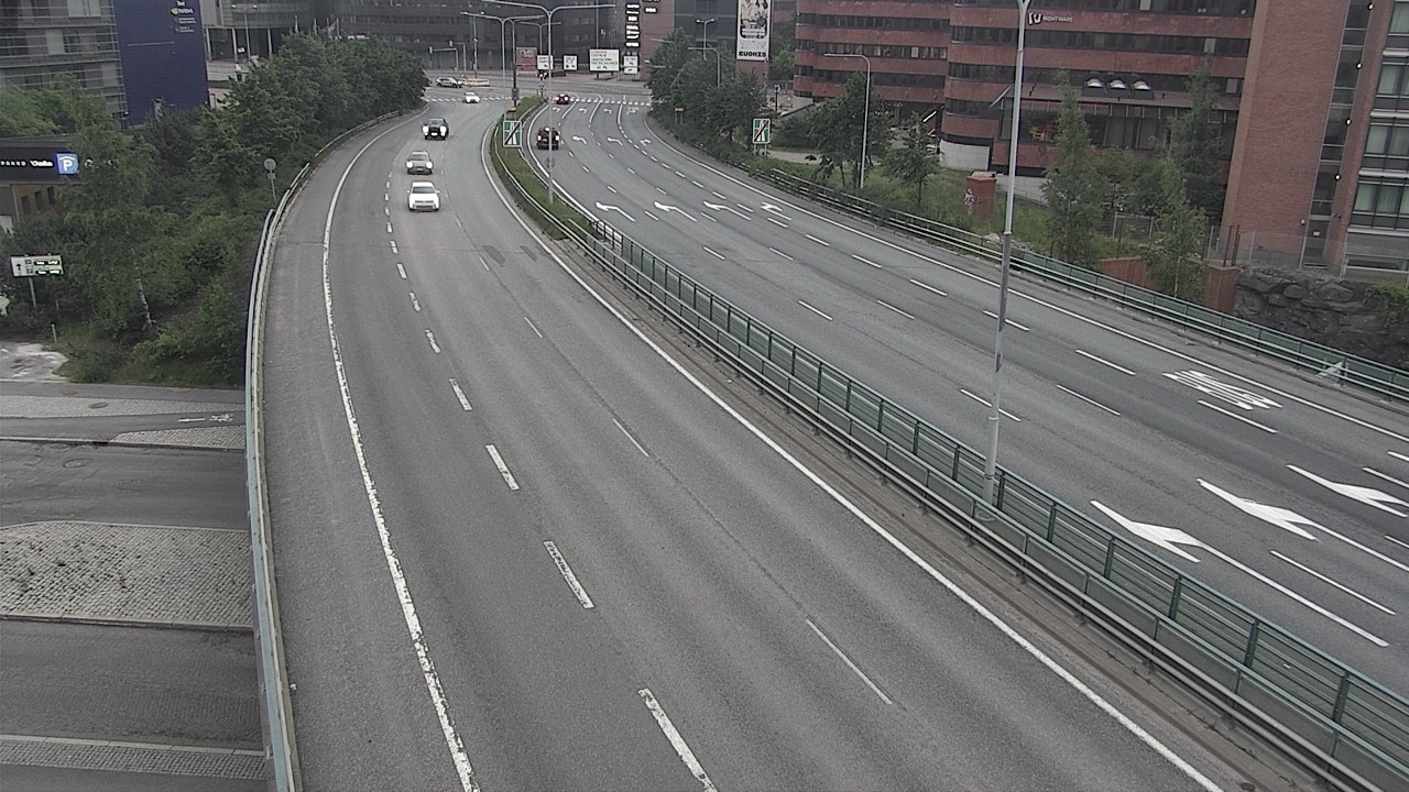 Weather Camera Image Road 51 Helsinki, Ruoholahti, Helsinki, Uusimaa