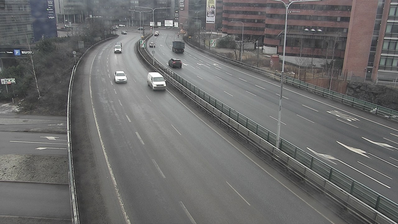 Weather Camera Image Road 51 Helsinki, Ruoholahti, Helsinki, Uusimaa