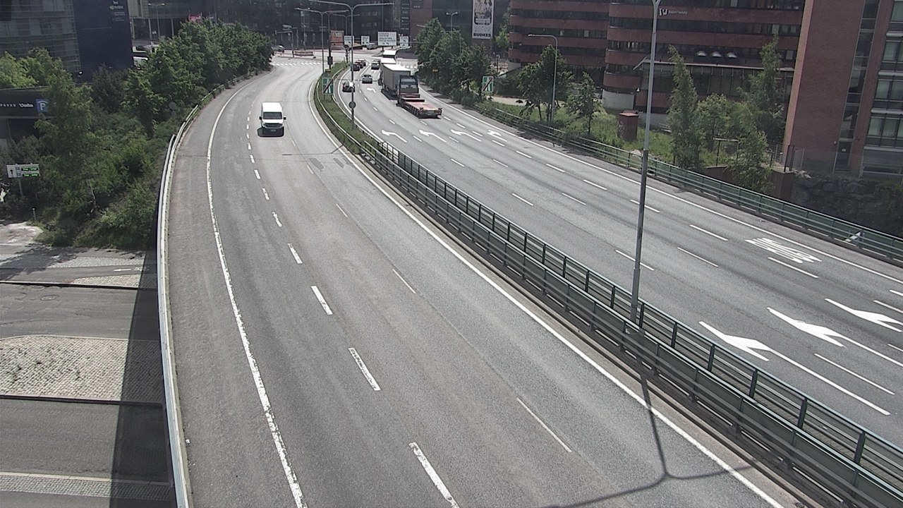 Weather Camera Image Road 51 Helsinki, Ruoholahti, Helsinki, Uusimaa