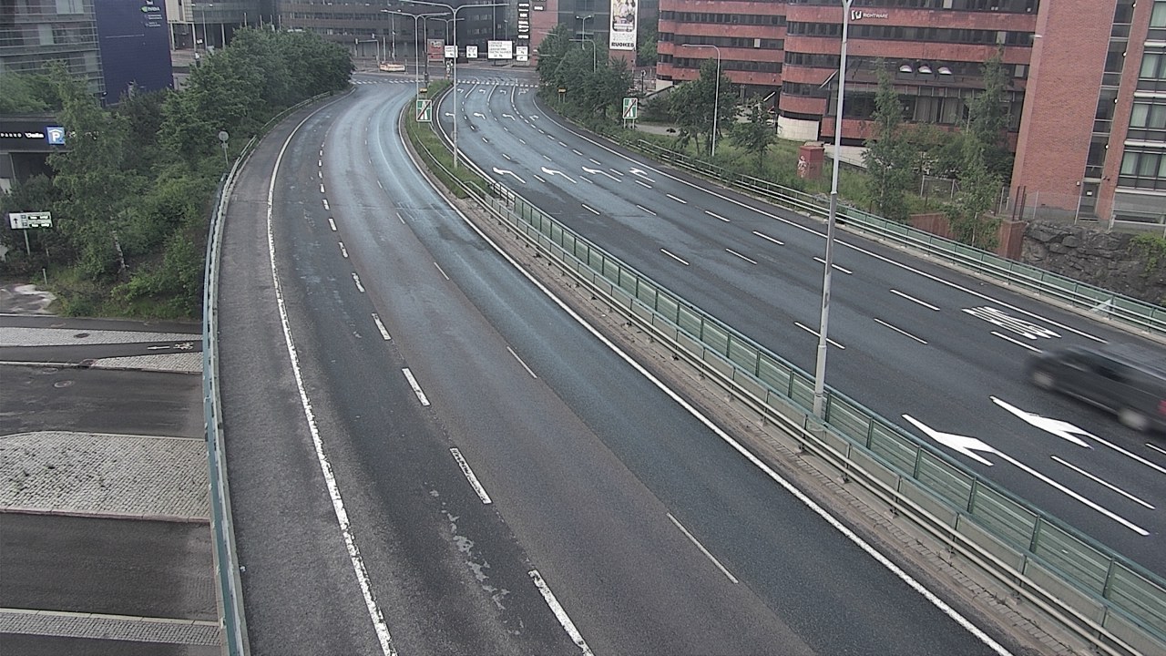 Weather Camera Image Road 51 Helsinki, Ruoholahti, Helsinki, Uusimaa