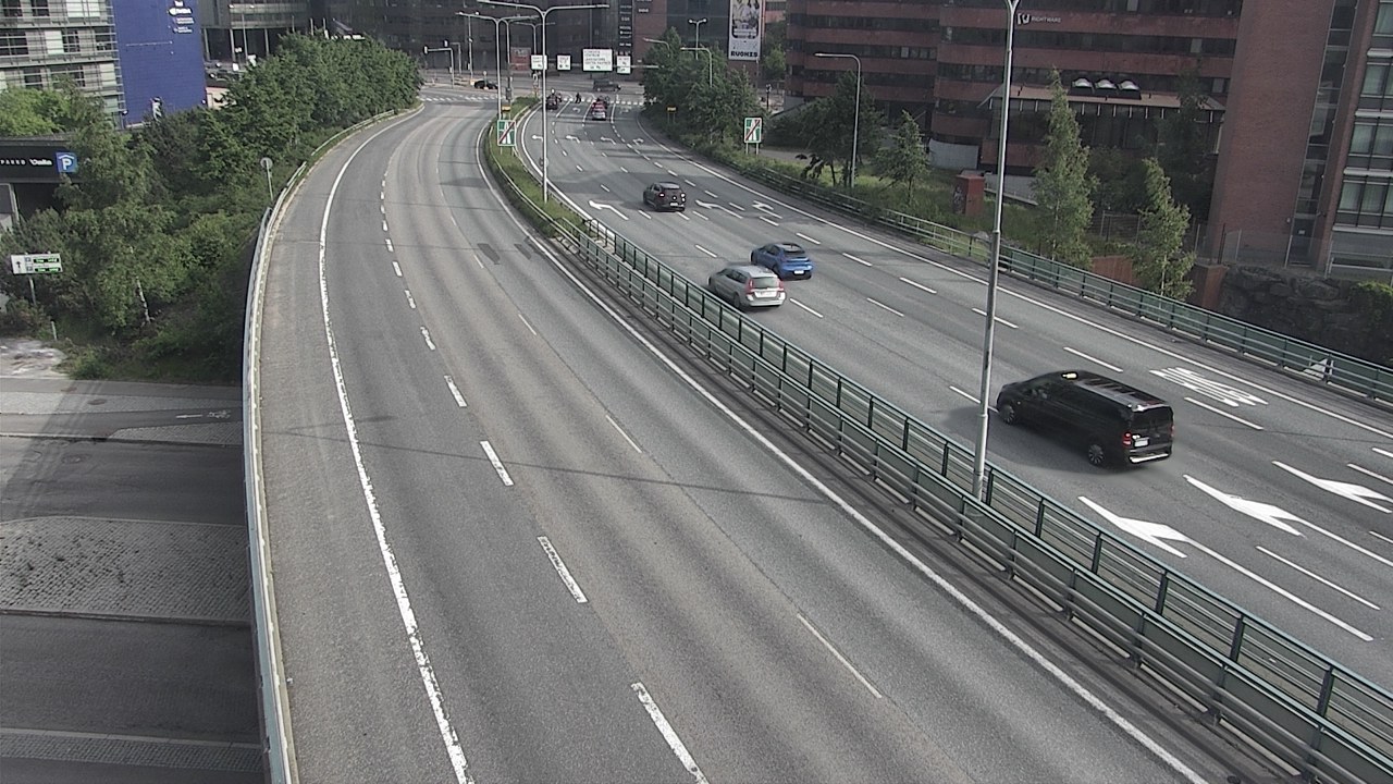 Weather Camera Image Road 51 Helsinki, Ruoholahti, Helsinki, Uusimaa