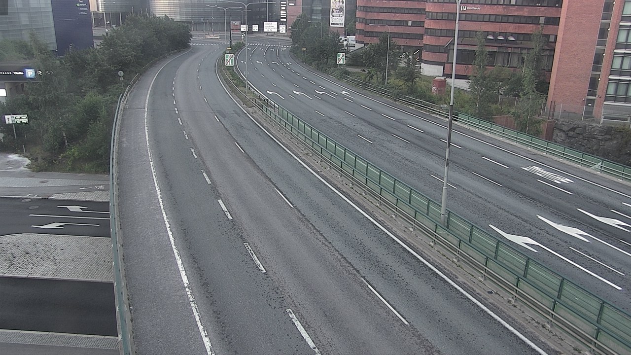Weather Camera Image Road 51 Helsinki, Ruoholahti, Helsinki, Uusimaa