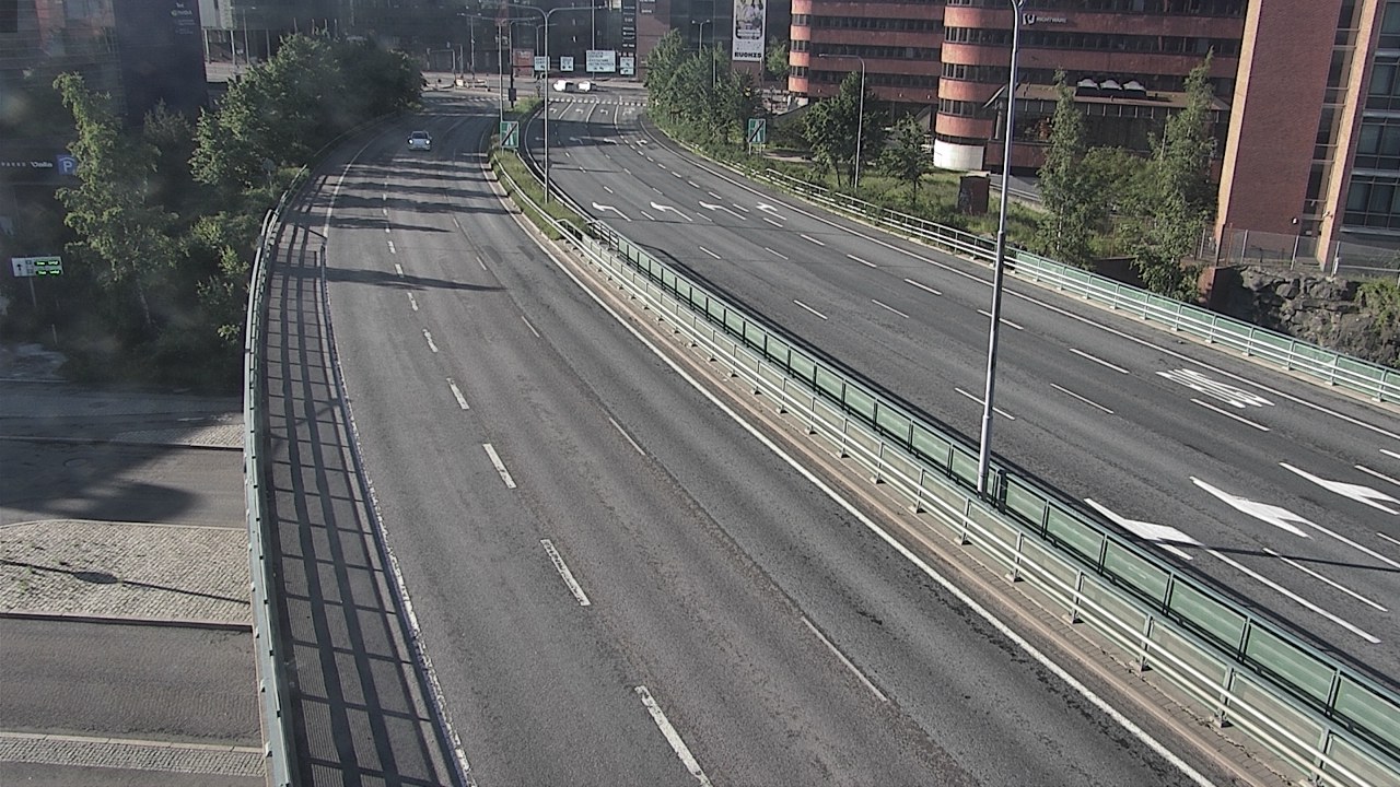 Weather Camera Image Road 51 Helsinki, Ruoholahti, Helsinki, Uusimaa