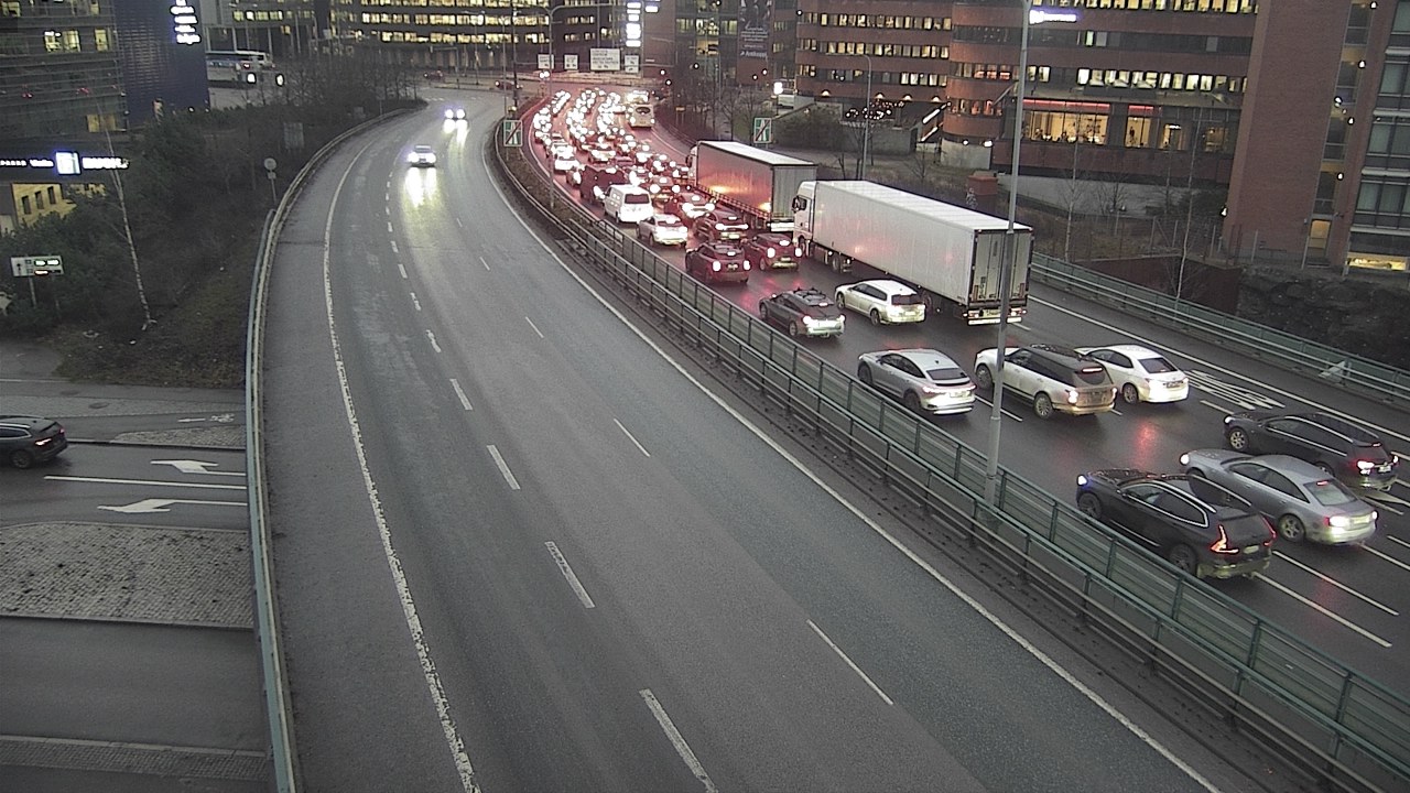 Weather Camera Image Road 51 Helsinki, Ruoholahti, Helsinki, Uusimaa